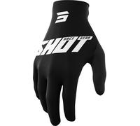 Shot Draw Burst Gants de motocross, Noir/Blanc, Taille 6