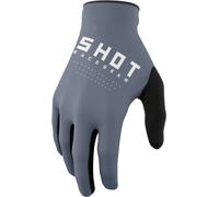 Shot Draw Gants de motocross, gris, Taille 13