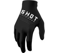 Shot Draw Gants de motocross pour enfants, noir, taille 8/9 pour des gamins