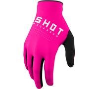 Shot Draw Gants de motocross pour enfants, rose, Taille 12/13