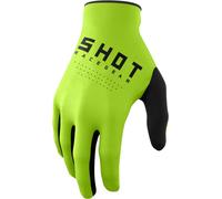 Shot Draw Gants de motocross, Vert, Taille 12