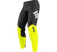 Shot Draw Instinct Pantalons de motocross, noir/jaune, Taille 30