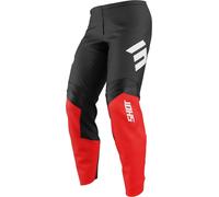 Shot Draw Instinct Pantalons de motocross, noir/rouge, Taille 30