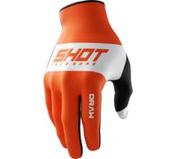 Shot Draw Sky Gants de motocross pour enfants, orange, Taille 10/11