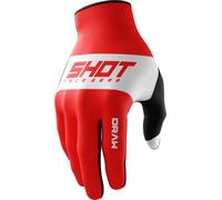 Shot Draw Sky Gants de motocross, Rouge, Taille 12
