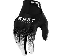Shot Drift Edge Gants de motocross, Noir/Blanc, Taille 11