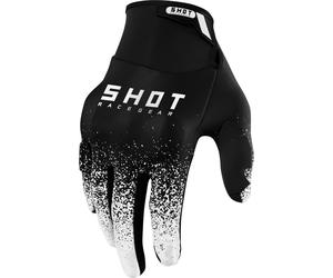 Shot Drift Edge Gants de motocross, Noir/Blanc, Taille 12