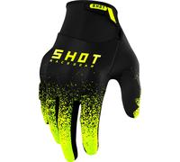 Shot Drift Edge Gants de motocross, noir/jaune, Taille 11