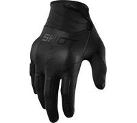 Shot Drift Onyx Gants de motocross, noir, taille 3XL pour homme