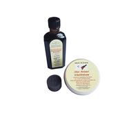 SHOT-FLON Huile de tige pour fusils (100 ml) marron foncé + baume de tige (80 g) - Soin parfait de la tige du bois.
