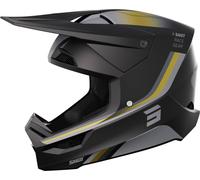 Shot Furious Aim Casque de motocross, noir-or, taille XL pour homme