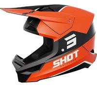 Shot Furious Bolt Casque de motocross, noir-orange, taille 2XL pour homme