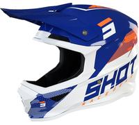 Shot Furious Camo Casque de motocross, bleu/orange, Taille XXL (63/64)