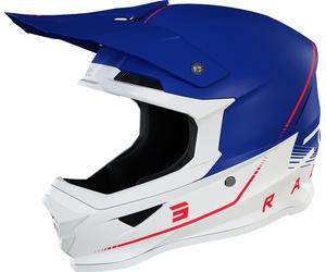 Shot Furious Draw 3.0 Casque de motocross, bleu/rouge/blanc, Taille L (59/60)