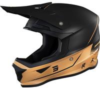 Shot Furious Draw 3.0 Casque de motocross, Noir/bronze, Taille XL (61/62)
