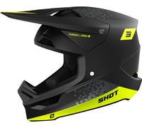 Shot Furious Draw Casque de motocross, jaune, taille XL pour homme