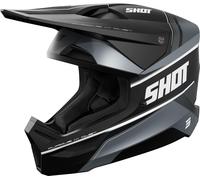 Shot Furious Dust Mips Casque de motocross, Noir mat, Taille XL (61/62)
