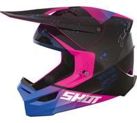 Shot Furious Matrix Casque de motocross, noir-rose, taille 2XL pour homme