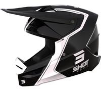 Casque moto cross SHOT RACE GEAR Furious Reflex Black Glossy XL