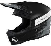 Shot Furious Roll Casque de motocross, noir/gris, Taille XL (61/62)