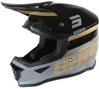 Shot Furious Shining Casque de motocross, Noir/bronze, Taille XL (61/62)