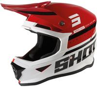 Shot Furious Shining Casque de motocross, Rouge, Taille XXL (63/64)