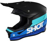 Shot Furious Story Casque de motocross, noir-bleu, taille M pour homme