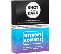 Shot in the Dark & Without a Doubt Quiz Game Combo Pack,Jeu de cartes pour 2 joueurs et plus à partir de 12 ans, les fêtes, les réunions de famille et les cadeaux