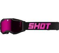Shot Iris 2.0 Solid Lunettes de motocross, noir-rose pour homme