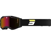 Shot Iris 2.0 Tech Lunettes de motocross, noir-jaune pour homme