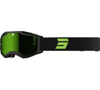 Shot Iris 2.0 Tech Lunettes de motocross, noir-vert pour homme