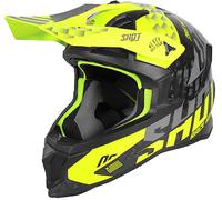 Shot Lite Carbon Rush Casque Motocross, jaune, taille XS pour homme