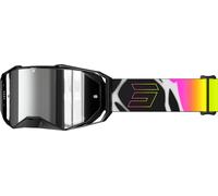 SHOT LITE DEVIL Brille matt schwarz-Glas silber verspiegelt