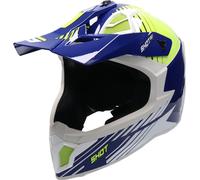 SHOT LITE FURY brillant marine-jaune fluo M