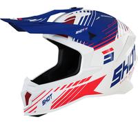 Shot Lite Fury Casque de motocross, bleu/rouge, Taille XL (61/62)
