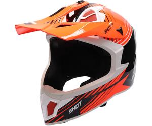 SHOT LITE FURY noir brillant-orange fluo L