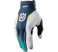 Shot Lite HVA Gants de motocross, bleu, Taille 12