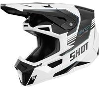 Shot Lite S10 Mips Casque de motocross, noir-blanc, taille S pour homme