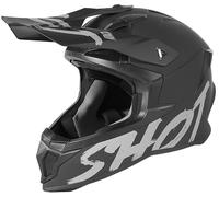 Shot Lite Solid Casque Motocross, Noir mat, Taille XXL (63/64)