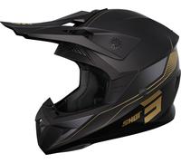 Shot Pulse Edge Casque de motocross, noir-or, taille XL pour homme
