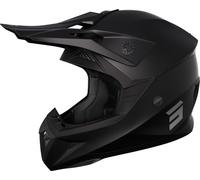 Shot Pulse Kid Solid Casque de motocross pour enfants, noir, taille L pour des gamins