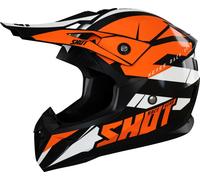 SHOT PULSE REVENGE brillant noir-orange-blanc XS