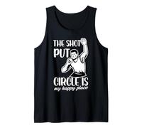 Shot Put Circle, motif My Happy Place Débardeur