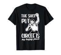 Shot Put Circle, motif My Happy Place T-Shirt
