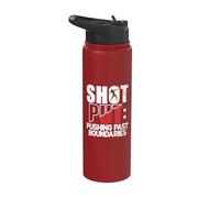 Shot Put : repousser les limites du lancer du poids Stainless Steel Insulated Water Bottle
