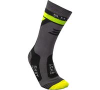 Shot Race 2.0 Chaussettes de motocross, noir/gris/jaune, Taille 47-49