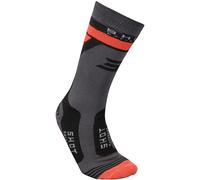 Shot Race 2.0 Chaussettes de motocross, Noir/Gris/Rouge, Taille 47-49