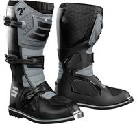 Shot Race 2 Bottes de motocross, noir-gris, taille 43 pour homme