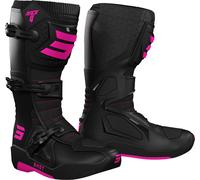 Shot Race 4 Bottes de motocross, noir/rose, Taille 44