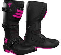 Shot Race 4 Bottes de motocross, noir/rose, Taille 45